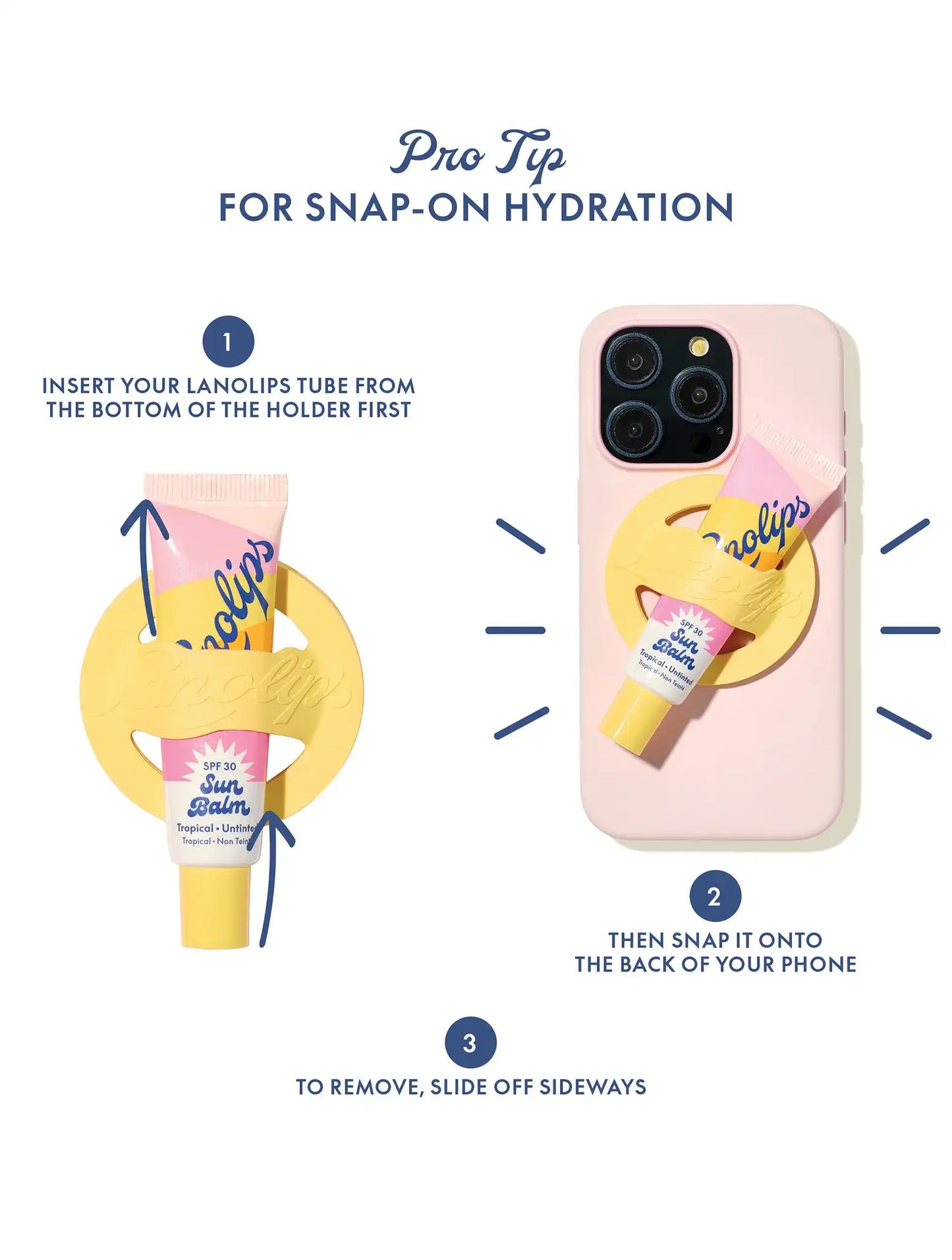 Sun Balm SPF 30 & Phone Lip Balm Holder