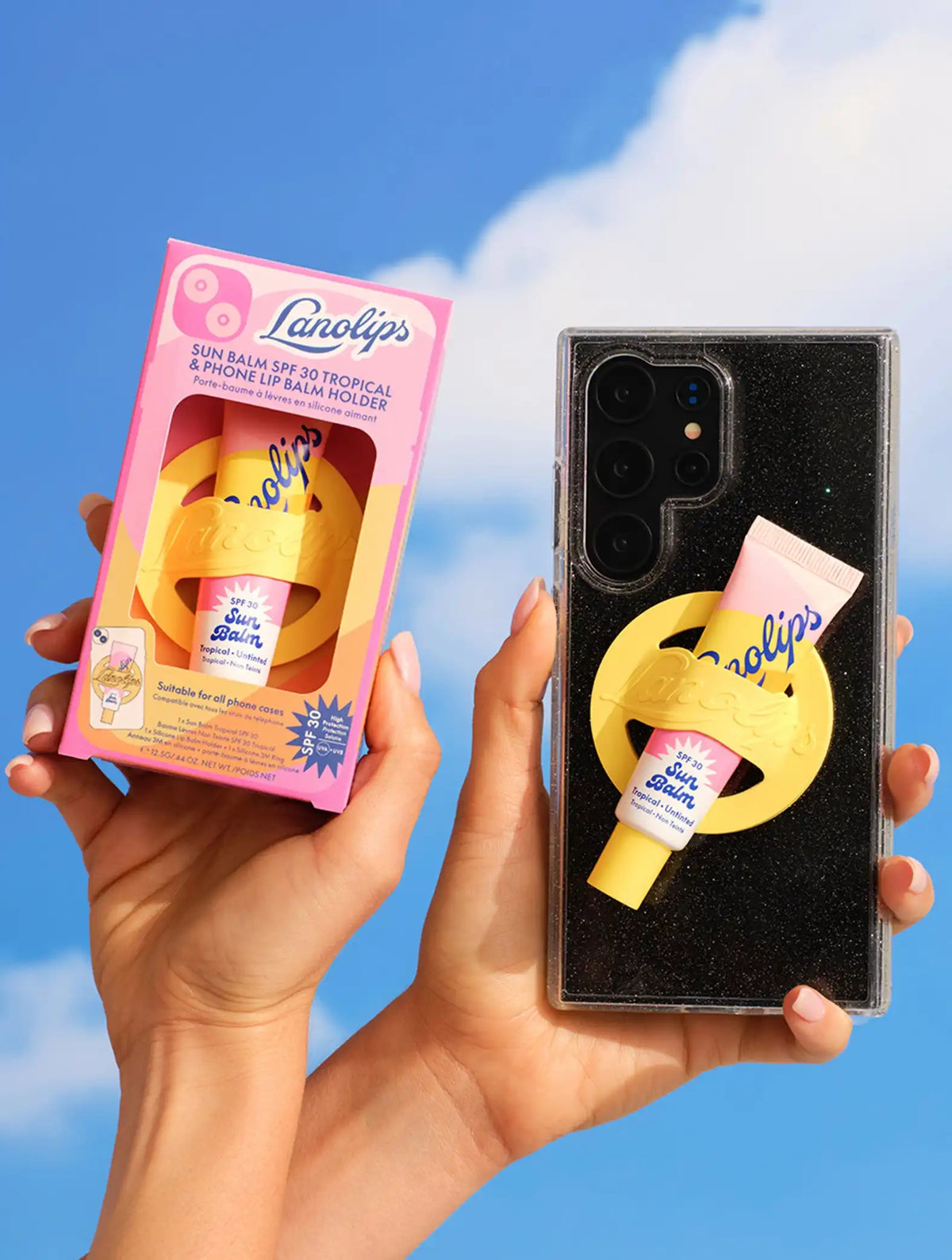 Sun Balm SPF 30 & Phone Lip Balm Holder