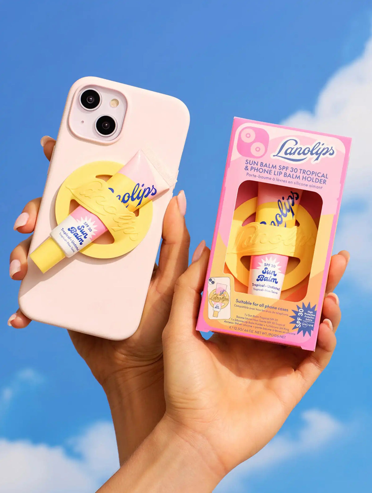 Sun Balm SPF 30 & Phone Lip Balm Holder